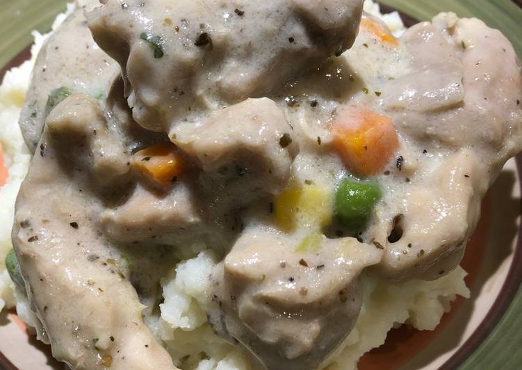 How to Make Homemade Easy Creamy Chicken