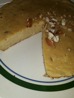Una foto de "Budín" de banana sin harina