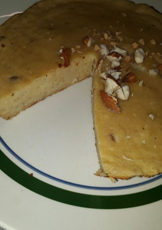 Una foto de "Budín" de banana sin harina