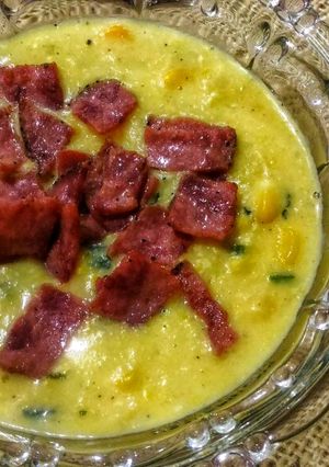 Foto resep Corn Cream Soup (Krim Sup Jagung)
