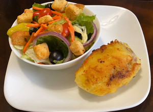 Una foto de Papas 🥔 rellenas de carne molida de res