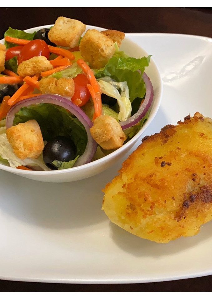 Una foto de Papas 🥔 rellenas de carne molida de res