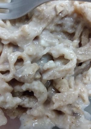 Una foto de Tallarines integrales caseros
