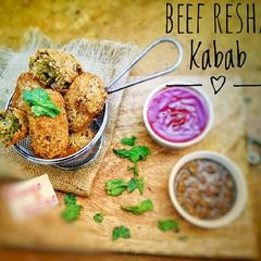 Beef Resha Kabab A picture of Beef Resha Kabab.