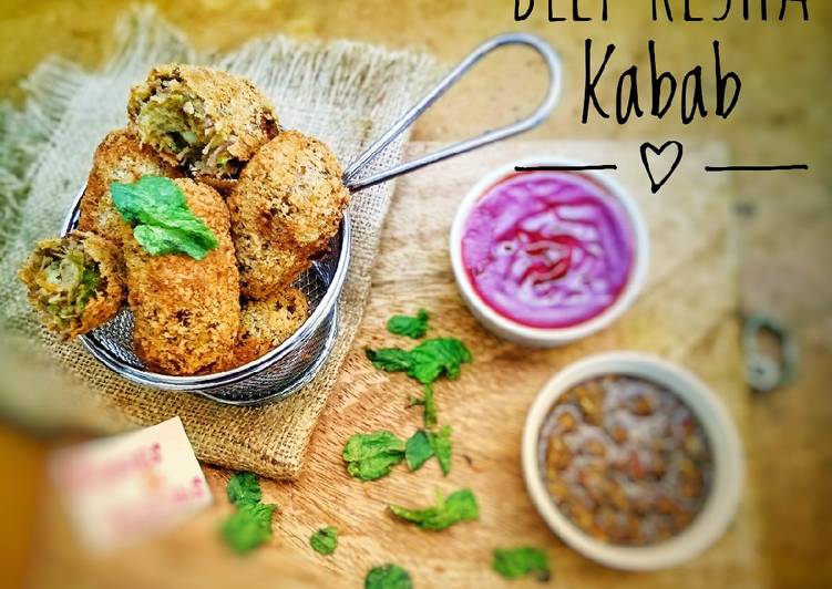 Healthy Recipe of Beef Resha Kabab