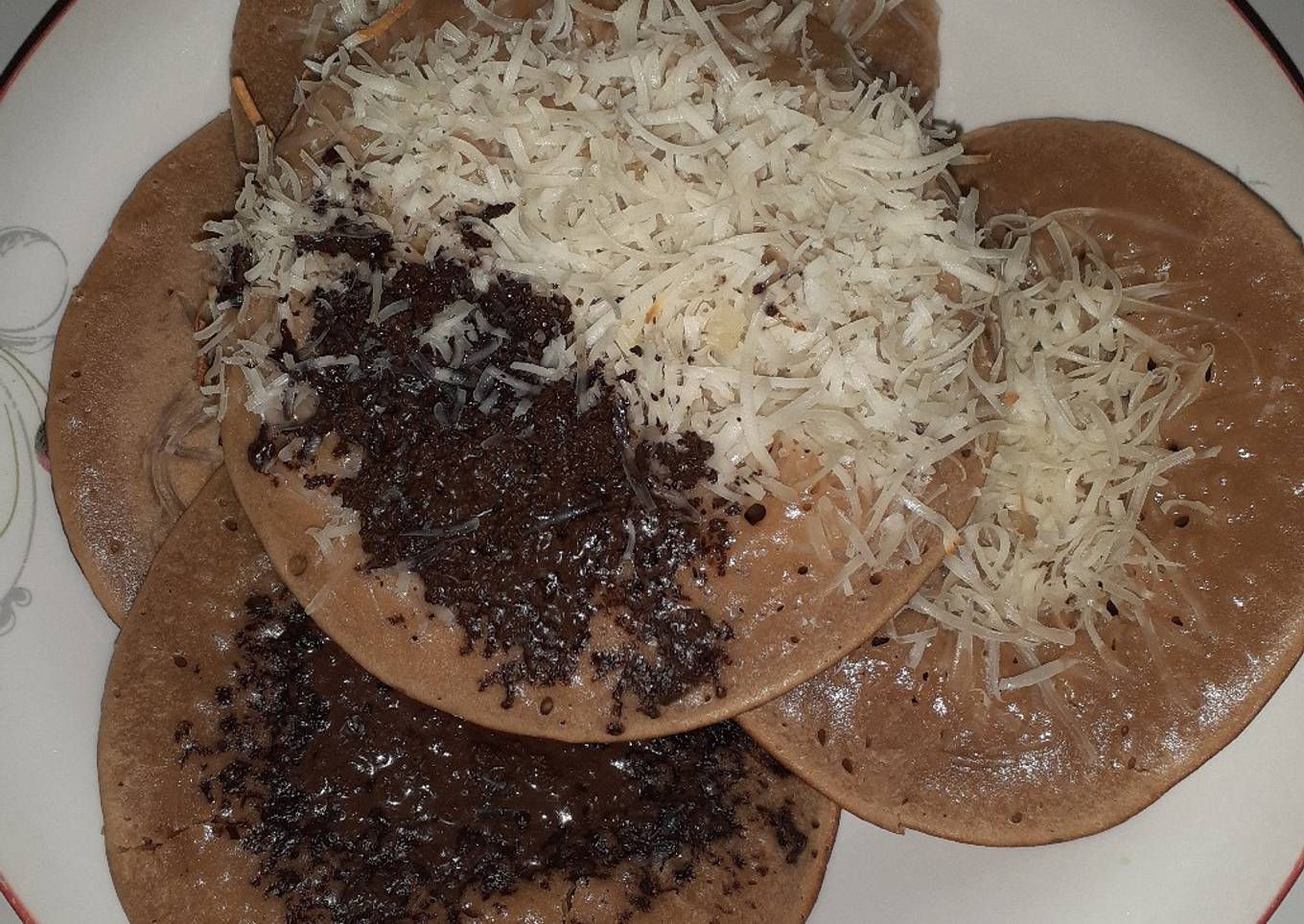 Kue Pukis Tanpa Ragi Bentuk Pancake