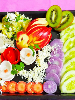 A picture of Vegetarian protein salad.