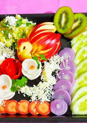 A picture of Vegetarian protein salad.