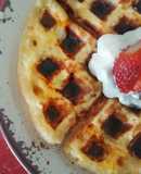 Waffle de mantequilla de maní 🥞🍯🥜