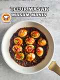 Telur Masak Masam - Manis