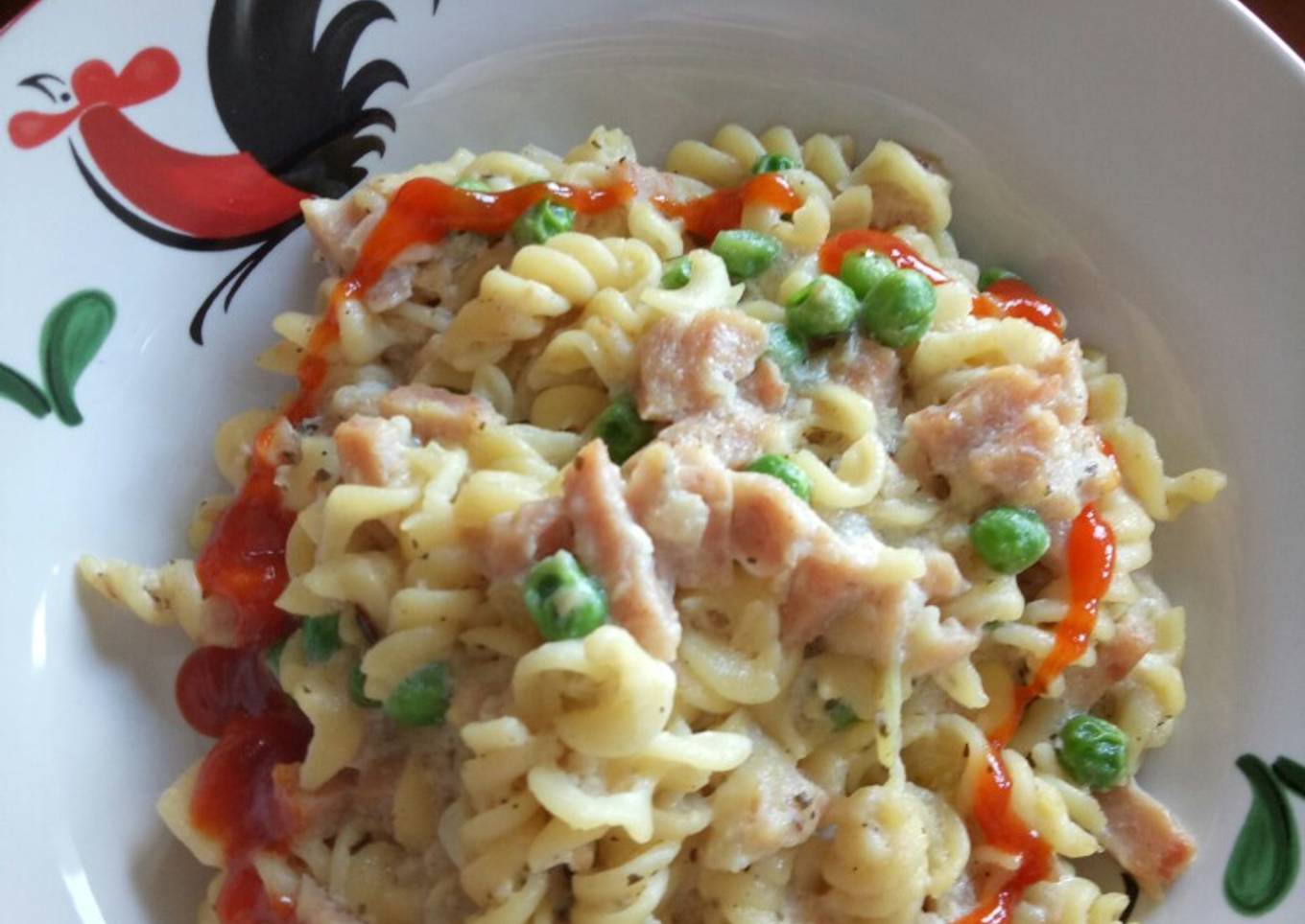 Fusili carbonara ala bumil 😆