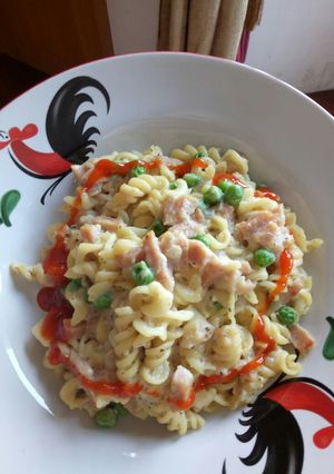 Foto resep Fusili carbonara ala bumil 😆