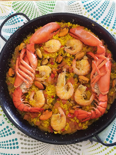 Una foto de 🦞Paella de bogavante🦞