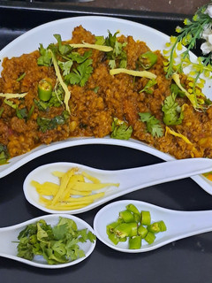 A picture of Mutton Qeema karahi😋😋.