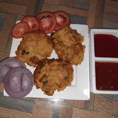 A picture of Shami kabab.