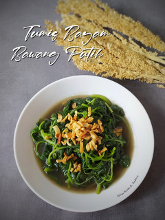 Foto resep Tumis Bayam Bawang Putih