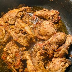 Chicken karahi A picture of Chicken karahi.
