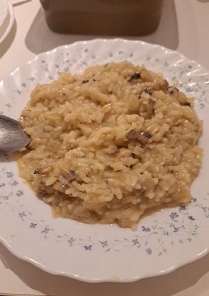 Una foto de Risotto de champiñones