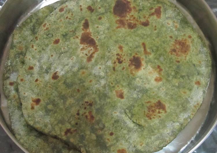 Recipe of Award-winning Palak chapati