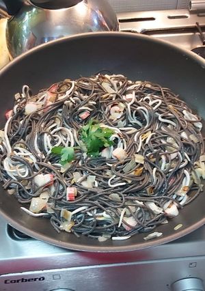 Una foto de Pasta fruto de mar