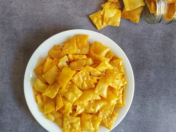 Cara Mudah Membikin Resep  Kulit pangsit goreng yang Lezat, Bisa Manjain Lidah