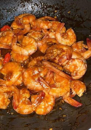 Foto resep Udang Bakar Saos Madu