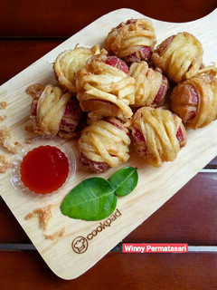 Foto resep Sosis Gulung Mie