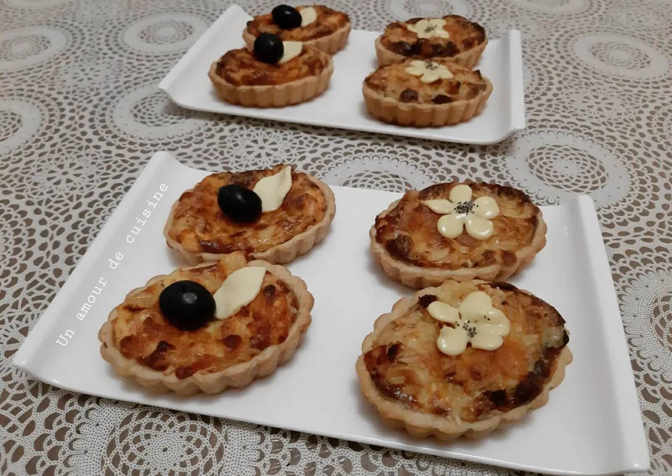 Minis quiches poulet fromages 🧀