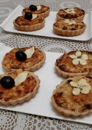 Une photo de Minis quiches poulet fromages 🧀