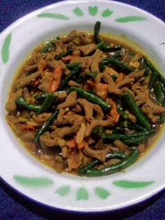 Foto resep Oseng usus kacang panjang