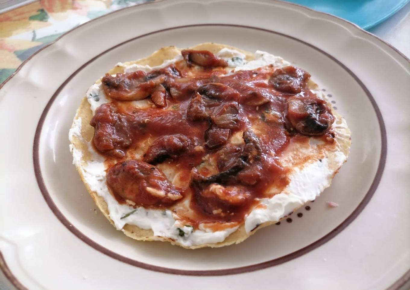 Tostadas de champiñones