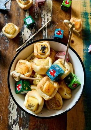 Une photo de ☆Bouchées aux Apéricube©☆