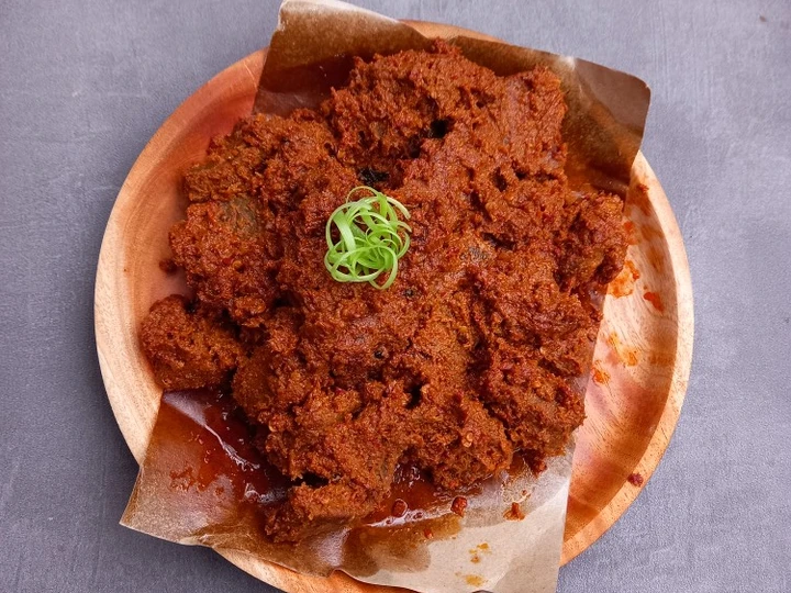 Langkah Mudah untuk Membuat Resep Rendang daging sapi khas padang yang Sempurna Anti Ribet, Mantap