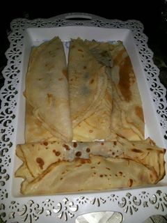 صورة لوصفة كريب لذيذ بدون بيض ومحشي شوكلاتة