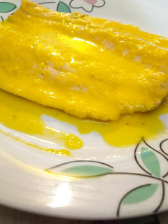 Una foto de Salmón a la naranja