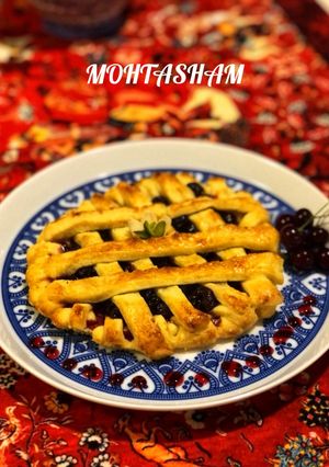 عکسی از دستور پای آلبالو (cherry pie)🍒