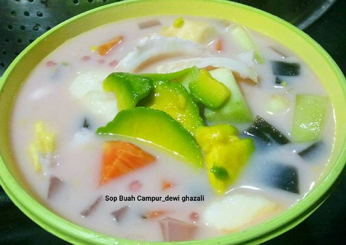 Resep Sop Buah Campur Oleh Dewi Ghazali Cookpad