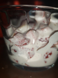 Una foto de Mezcla de crema y queso para postres