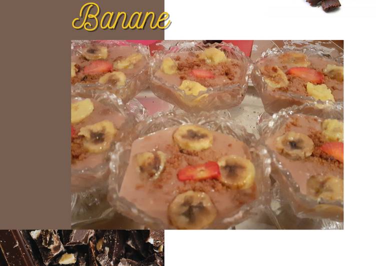 Recette Savoureux Dessert chocolat Banane