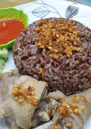 Foto resep Nasi merah ayam ala ala me
