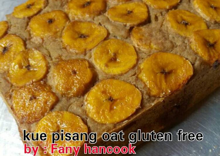 Resep Kue pisang oat gluten free no egg yang Bisa Manjain Lidah