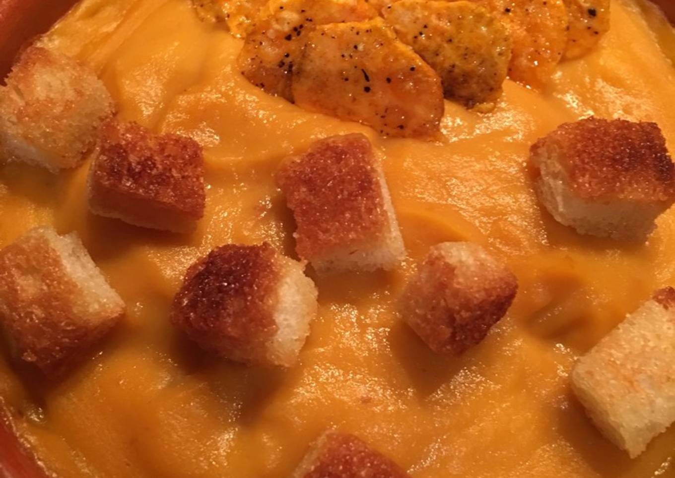 Crema de Otoño con Boniatos y calabaza