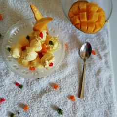 A picture of Mango Sorbet.