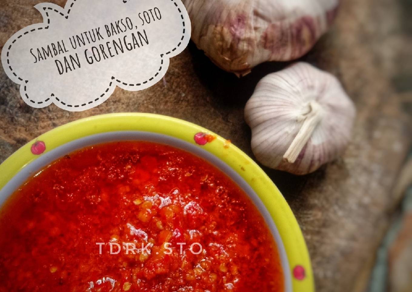 Sambal untuk soto,bakso dan gorengan