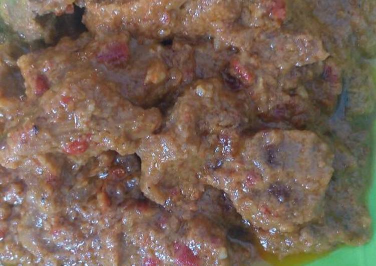 Bagaimana Menyiapkan Daging toppalada Makasar #kitaberbagi, Enak Banget