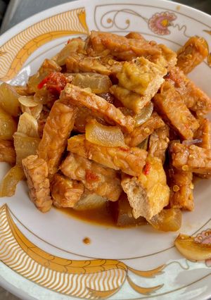 Foto resep Tumis cecek tahu tempe