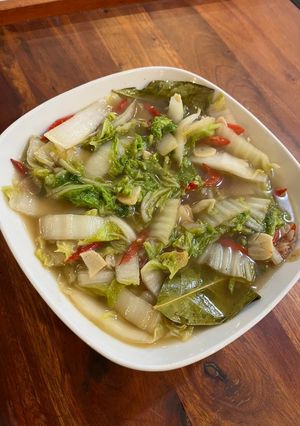 Foto resep Tumis sawi terasi