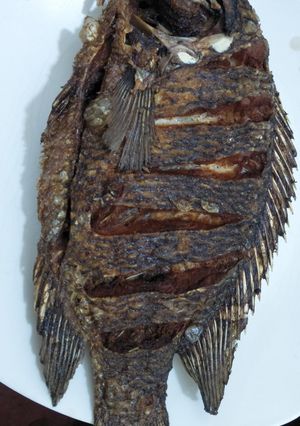 A picture of Fried tilapia.