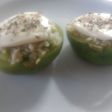 Zapallito relleno con arroz yamaní