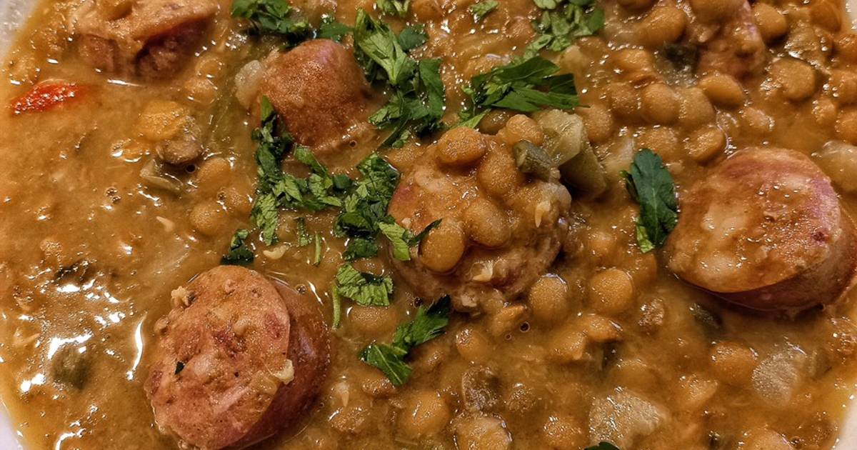 Lentejas en multiolla Oster Receta de Tomas Cookpad